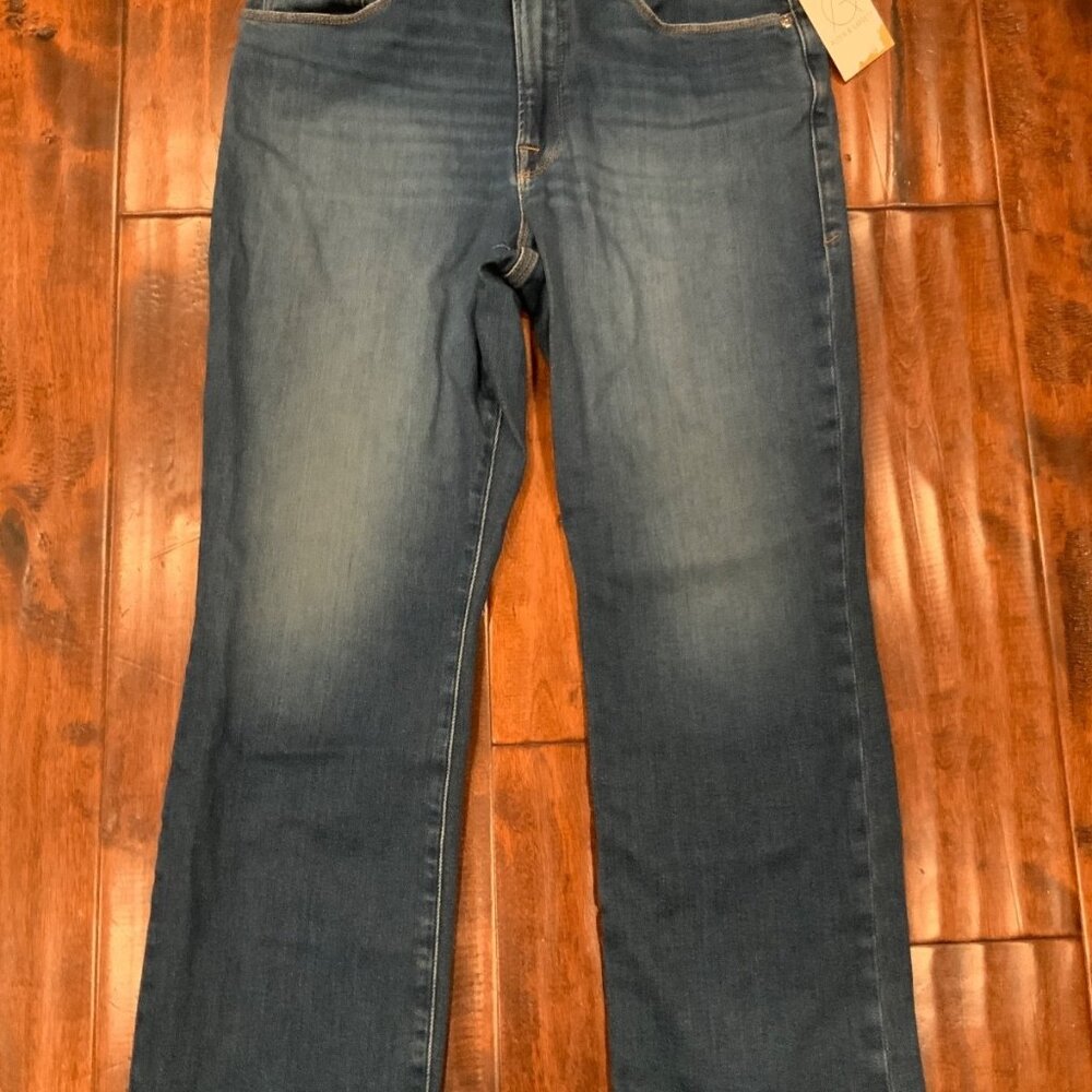 Lucky Brand Men's Dark Wash 221 Straight Blue Denim Jeans, Size 40